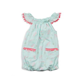 Egg by Susan Lazar Baby Girl Kiera Unicorn Print Romper