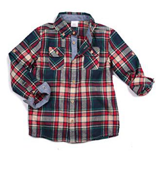 Egg by Susan Lazar Boy’s Tyler Shirt, Red