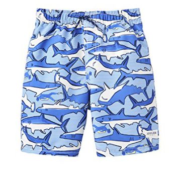 Joules Ocean Swim Shorts – Blue Shark Dive Stripe