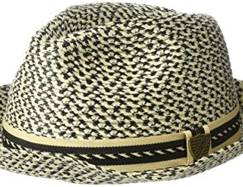 Fore Axel & Hudson Boys’ Paper Braid Fedora, Natural, XS