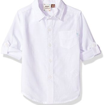 Fore!! Axel & Hudson Boys’ White Rolled Cuff Shirt