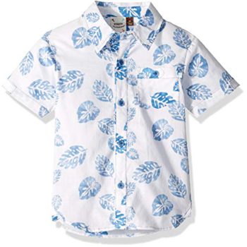 Fore!! Axel & Hudson Boys’ Leaf Print Shirt