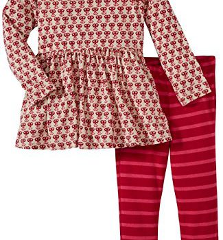Pink Chicken Baby Girl’s Willa 2 Piece Set – Pink Tiny Flowers – 3-6 Months