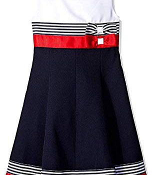 Bonnie Jean Girls’ Floral Puff Print Novelty Dress