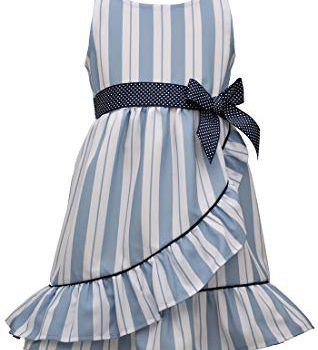 Bonnie Jean Girl’s Dress – 4th of July Americana Nautical