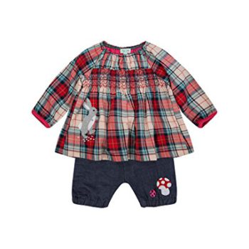 Lilly and Sid Cute Checked Rabbit Bloomer Set