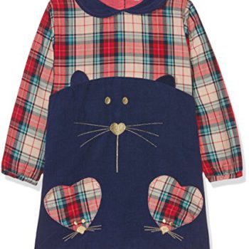 Lilly and Sid Cute Cat & Mouse Checked Gown