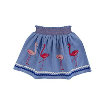 Lilly and Sid Applique Hem Skirt