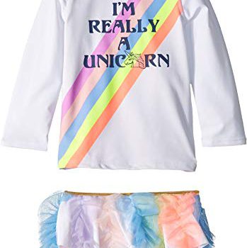 Shade Critters Child Lady’s Actually A Unicorn Rashguard Set (Toddler/Toddler)