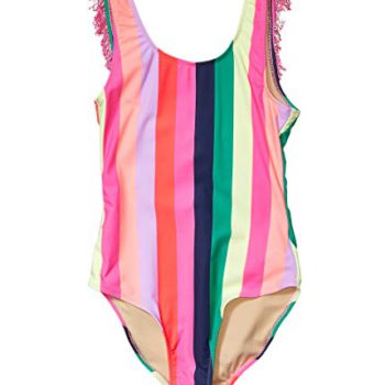 Shade Critters Child Lady’s One-Piece Fringe Again Stripe (Toddler/Toddler/Little Youngsters/Large Youngsters)