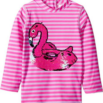 Shade Critters Child Woman’s Magic Two-Approach Sequin Swan Float Rashguard (Toddler)
