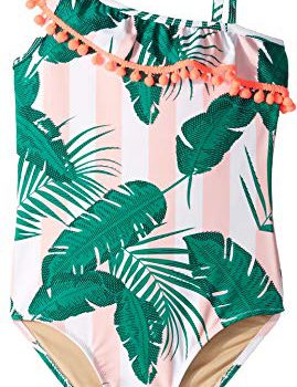 Shade Critters Lady’s One Shoulder Botanical One-Piece (Little Children/Large Children)