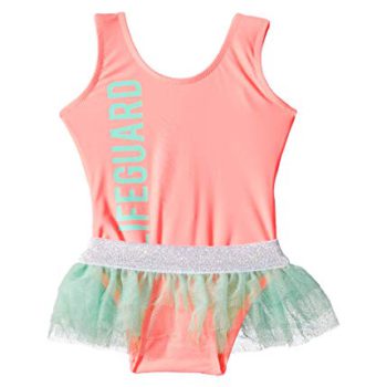 Shade Critters Child Woman’s One-Piece Life Guard Go well with with Skirt (Toddler/Toddler)