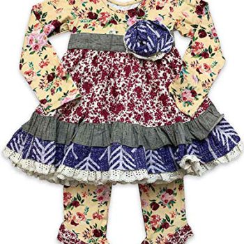 Mustard Pie Beautiful Butterscotch Mia Tunic Set (6 Months – 10 Years)