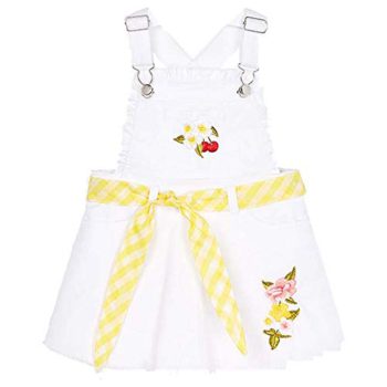 Mayoral White Embroidered Total Gown for Woman