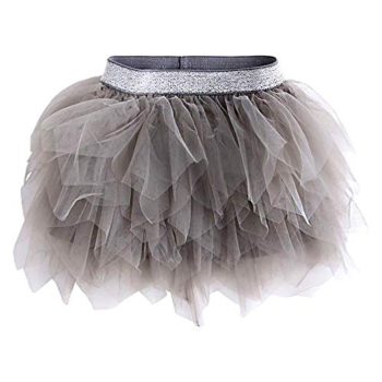 Mayoral Women – Gray & Silver Tutu Skirt – 4909