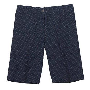 Mayoral Junior Boy’s Gown Shorts in Tiny Dot, Sizes 8-16