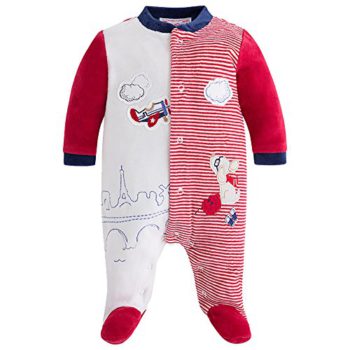 Mayoral Crimson Veour Co-Pilot Footie