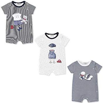 Mayoral – Set of three Brief Onesies for Child-Boys – 1773, Nautical