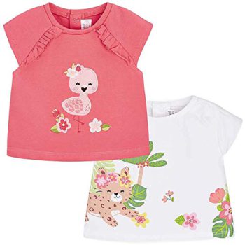 Mayoral 2 Shirt Set Lovely Animal Applique