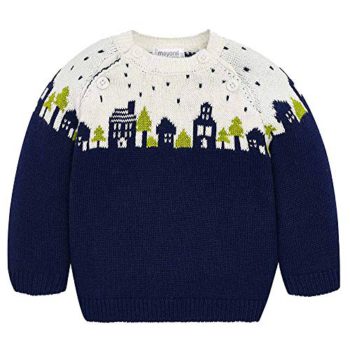 Mayoral Child Boys Cozy Hometown Jacquard Sweater