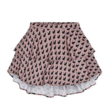 Mayoral Tween Ladies Cat Lovers Tiered Flounce Chiffon Skirt