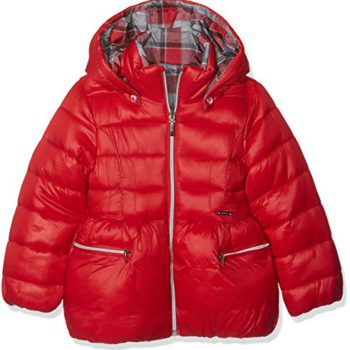 Mayoral Woman’s Reversible Plaid Puffer Coat, Sizes 2-9