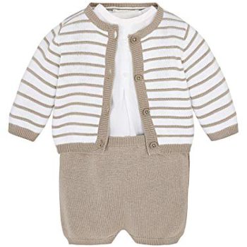 Mayoral – 3 Knit pcs Set for Child-Boys – 1201, Macadamia
