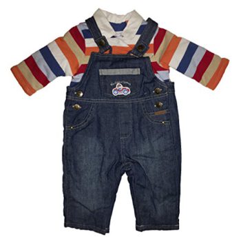 Mayoral Child Boy Onesie with Denim/Corduroy Type Total with Collars