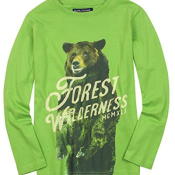 Mayoral Junior Boy’s T-Shirts with Printed Bear, Sizes 8-16