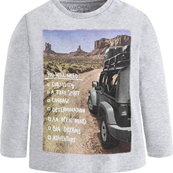Mayoral Boy’s T-Shirt with Journey Print, Sizes 2-9
