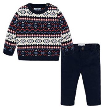 Mayoral – Jacquard Sweat Set for Child-Boys – 2545, Darkish Blue