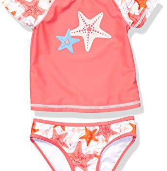 Jessica Simpson Women’ 2-Piece Rashguard and Bikini Backside Set