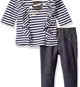 Jessica Simpson Child Ladies Striped Vogue Prime and Jegging Pant