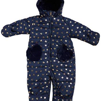 Jessica Simpson Child Ladies Snowsuit Pram with Polar Fleece Lining (New child/Toddler)