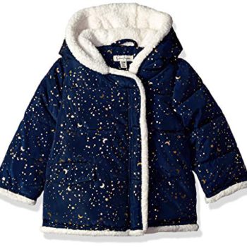 Jessica Simpson Child Ladies Printed Bubble Jacket