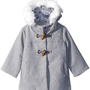 Jessica Simpson Child Women Fake Wool Toggle Coat