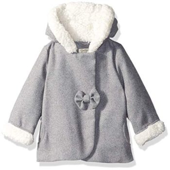 Jessica Simpson Child Women Fake Wool and Sherpa Jacket