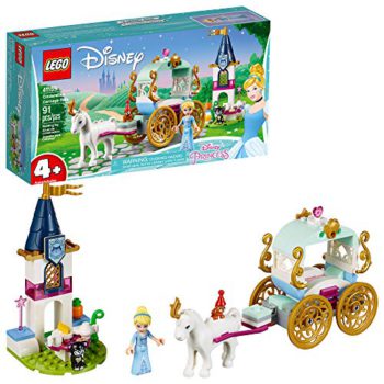 LEGO Disney Cinderella’s Carriage Journey 41159 4+ Constructing Package (91 Items)
