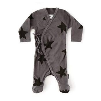 NUNUNU Unisex Child Footed Star Envelope Total,