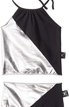 NUNUNU Womens 1/2 & 1/2 Collar Bikini (Toddler/Toddler/Little Youngsters)