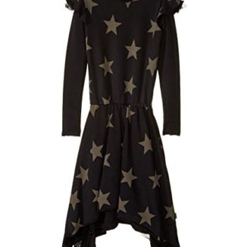 NUNUNU Woman’s Ruffled Sleeve Star Costume (Little Youngsters/Massive Youngsters)