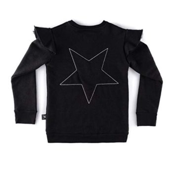 NUNUNU Child Lady’s Embroidered Star Sweatshirt (Toddler/Little Youngsters)