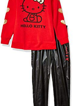 Whats up Kitty Women 2 Piece Sweatshirt and Pant Legging Set
