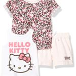 Hello Kitty Girls 3 Piece Short Set 0