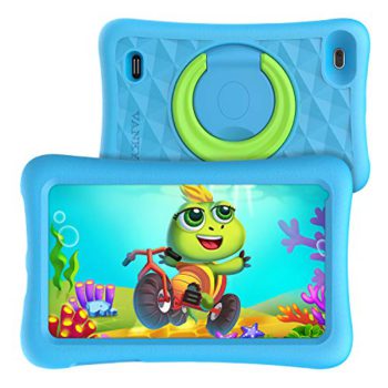 VANKYO MatrixPad Z1 Children Pill 7 inch, 32GB ROM, Kidoz Pre Put in, IPS HD Show, WiFi Android Pill, Child-Proof, Blue