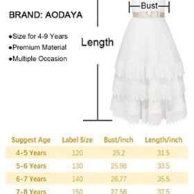 AODAYA Bohemian Sleeveless White Lace Dress Flower Girls Boho Long Dresses for Wedding Party Gala 0 1