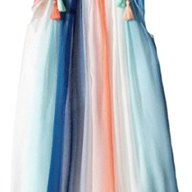 Chloe Girls Couture Rainbow Striped Sleeveless Dress Little Kid 0