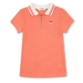 Speechless Women’ Large Zip Placket Polo Shirt