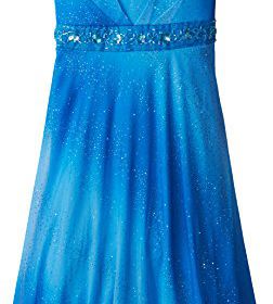 Speechless Big Girls Ribbon Hem Shimmer Dress 0